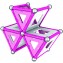 Costruzioni Magnetiche Geomag Classic Pink 68 pz