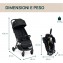 Passeggino Chicco Glee Grey Melange