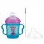 Tazza Antigoccia con Manici Nuby 360° 240ml Azzurro Fucsia