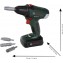 Theo Klein Bosch Trapano/Cacciavite a batterie + 3anni