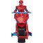 Personaggio Hasbro Marvel Spiderman con Moto