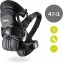 Hauck 4 Way Carrier- Marsupio per Neonati Ergonomico, Convertibile in 4 Posizioni con Supporto per Testa e Nuca Nero