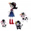 Bambola Mattel Enchantimals Cambrie la Mucca con Cuccioli