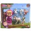 Set Bambola Masha Simba di Masha e Orso + 5 Animaletti