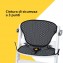 Seggiolone Pappa Evolutivo Safety 1st Timba Bianco con Cuscino Geometric