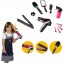 Mega Set per Acconciare i Capelli Theo Klein Braun Satin Hair 7