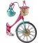 Accessorio Mattel Barbie Bicicletta per Bambole con Casco e Accessori