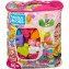 Mattoncini Mega Bloks 60 Pezzi con Sacca Rosa