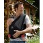 Fascia Elastica Porta Bebè Manduca Sling Black