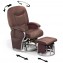 Poltrona Allattamento Hauck Metal Glider Reclinabile Brown