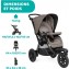 Passeggino Chicco Activ3 Dark Beige Con 3 Ruote