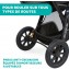 Passeggino Chicco Activ3 Dark Beige Con 3 Ruote