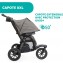 Passeggino Chicco Activ3 Dark Beige Con 3 Ruote