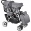 Passeggino Gemellare Plebani Gemini Grigio