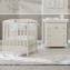 Set Erbesi Charly Bianco Tortora con Materasso