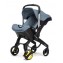 Seggiolino Auto Passeggino Doona 2 In 1 Gruppo 0+ Blu Navy