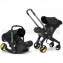 Seggiolino Auto Passeggino Doona 2 In 1 Gruppo 0+ Nitro Black 