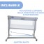 Beistellbett Chicco Next2Me Dream Evo Magic Grey Re Lux