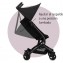 MoMi Grace Schwarzer Kinderwagen mit Tragerucksack – Fluggesellschaftszulassung