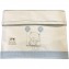 Set Lenzuola Andy & Helen per Carrozzina Cotone D73 3 pz Celeste