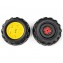 Kit Ruote Posteriori Peg Perego per Trattore e Ruspa John Deere