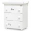 Cassettiera Fasciatoio Baby Fashion Love Bianco Grigio