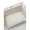 Lettino Erbesi Mini Stelline Bianco Tortora + Completo Tessile