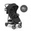 Hauck Rapid 4R Plus schwarzer Kinderwagen Kapazität 25 kg