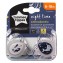 Succhietto Tommee Tippee 2 Pz Night Time 6-18m Viola Bianco