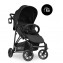 Hauck Rapid 4R Plus schwarzer Kinderwagen Kapazität 25 kg