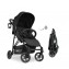 Hauck Rapid 4R Plus schwarzer Kinderwagen Kapazität 25 kg