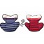 Materassino MyCarSit per Seggiolino Auto 15-36 Kg Righe Blu Rosso