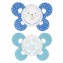 Chicco Physio Comfort Silikon Schnuller 2 Stück Blue Celeste 6-16m