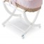 Supporto in Legno Bianco Pali per cesta porta enfant