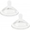 Set 2 Tettarella Chicco Step Up NaturalFeeling 6m+ Flusso Pappa