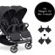 asseggino Gemellare Hauck Uptown Duo Melange Black