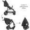 asseggino Gemellare Hauck Uptown Duo Melange Black