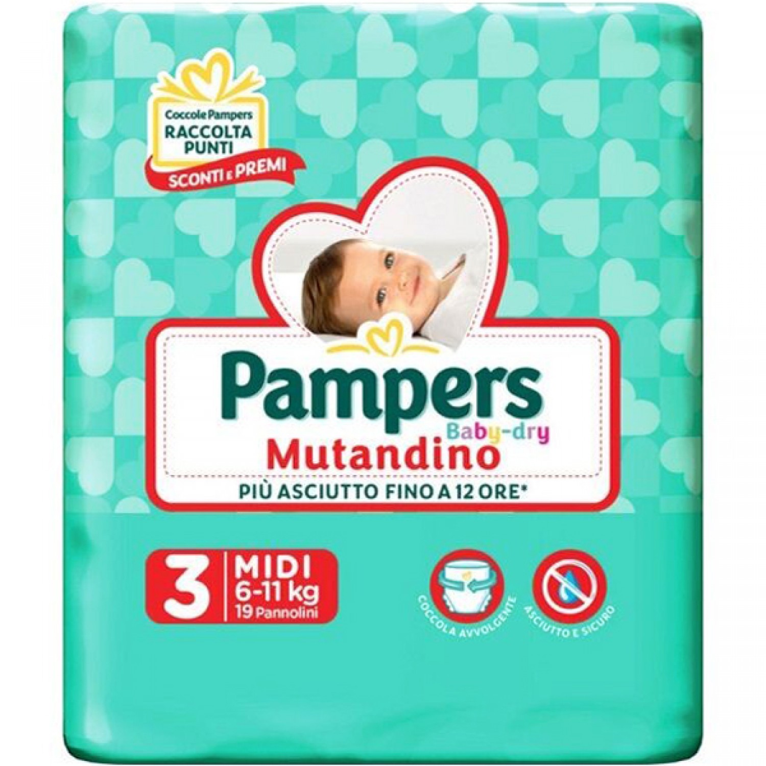 Image of Pampers Baby Dry Luiers 3 MIDI 6-11 Kg (19 stuks) 